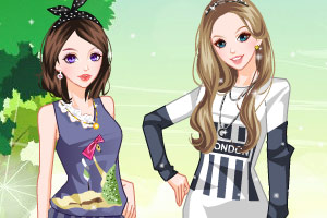 在春天的阳光下