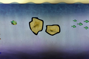 恐怖食人鱼觅食