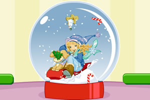 霍莉雪花玻璃球