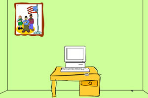 逃离计算机房间