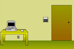 逃出黄绿色房间