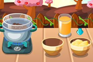 橙子和巧克力蛋糕