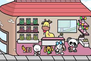 小动物糖果屋