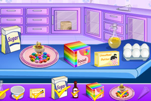 复活节彩虹蛋糕