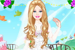 新娘芭比的婚纱