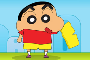 蜡笔小新找裤子