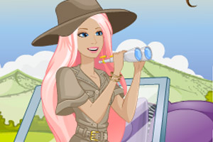 旅途中的芭比娃娃