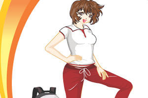 时尚体育女孩