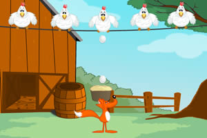 狡猾狐狸接鸡蛋