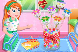 给妈妈的蛋糕花束