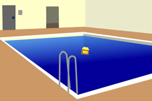 室内游泳馆逃生