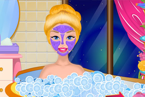 芭比做美容SPA