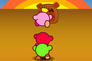 星之卡比快乐奔跑