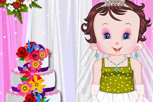 宝贝与婚礼蛋糕