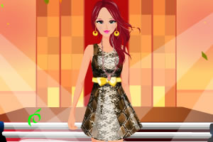 时尚的舞会女王