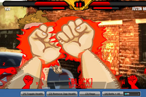 暴打贾斯汀比伯无敌版