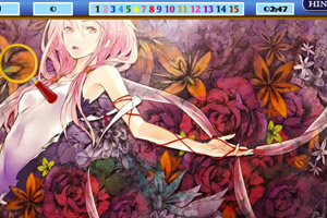 动漫女生找数字