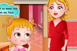 可爱宝贝过敏了