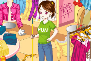 打扫服装店