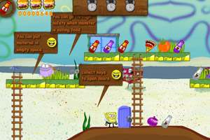 海绵宝宝收食材