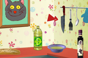 番茄蒜末烤面包