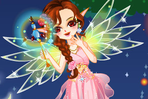 仙女在空中跳舞