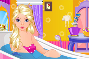 芭比与肯在水疗中心