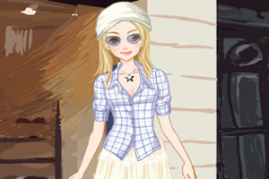 休闲别致的女孩