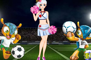 世界杯足球宝贝装扮