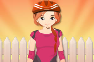 自行车女孩装扮