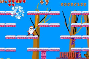 圣诞老人雪地战