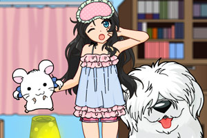 昏昏欲睡的女孩