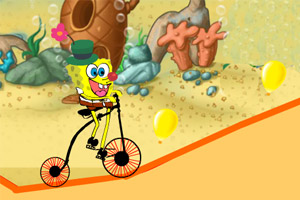 海绵宝宝小丑自行车