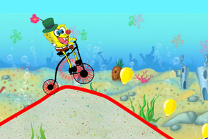 海绵宝宝小丑自行车