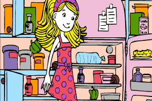 厨房卡洛琳上色