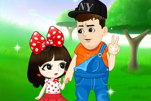 爸爸去哪儿2亲子卡通装扮