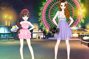 暑假和妈妈去逛街