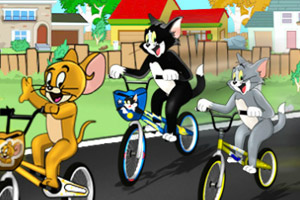 猫和老鼠的自行车赛