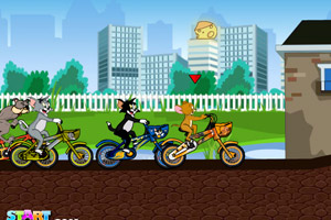 猫和老鼠的自行车赛