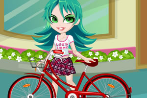 薇薇安骑自行车