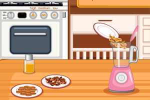 美味的果仁蜜饼