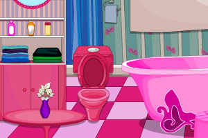布置芭比浴室