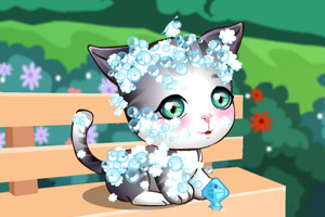 玩具小医生关爱小猫