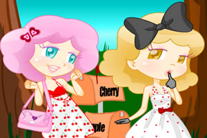 时尚双胞胎姐妹