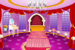皇家公主的房间装饰