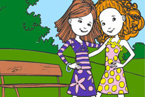 公园格薇姐妹上色