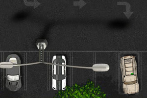 城市吉普车停靠