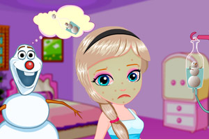 宝贝艾莎皮肤过敏