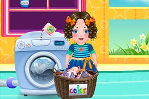 宝贝达莉亚洗衣服