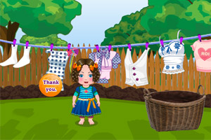 宝贝达莉亚洗衣服